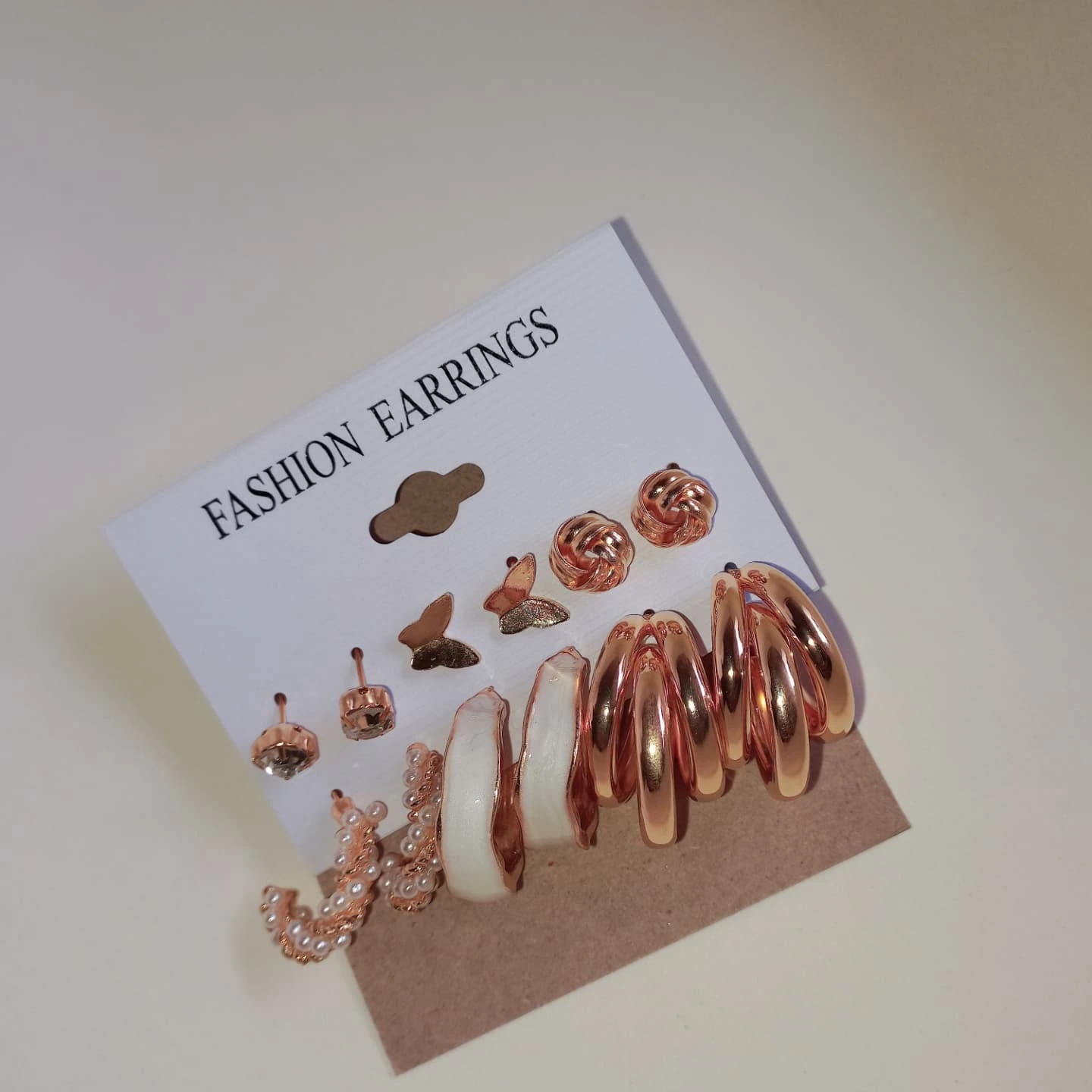 Double Oval Linked Hoops
